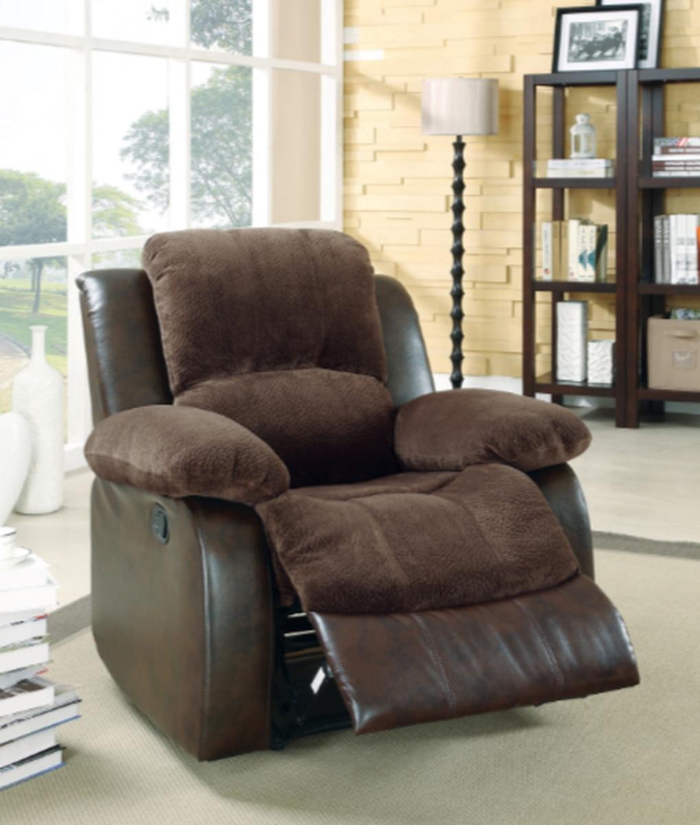 Granley Reclining Chair in Chocolate 9700FCP-1 - Furniture 4 Less Outlet (Salinas,CA)