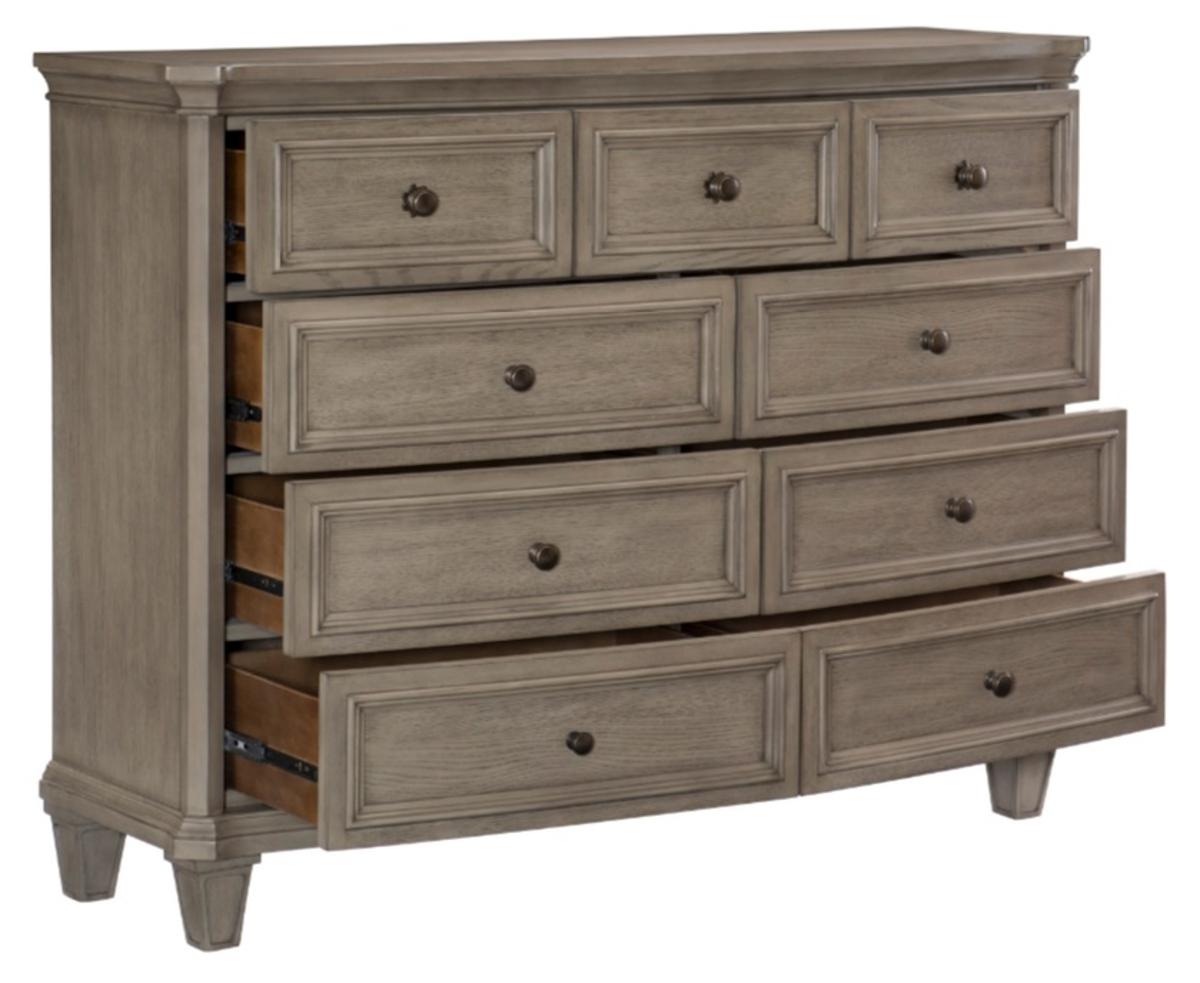 Vermillion Dresser in Gray 5442-5 - Furniture 4 Less Outlet (Salinas,CA)