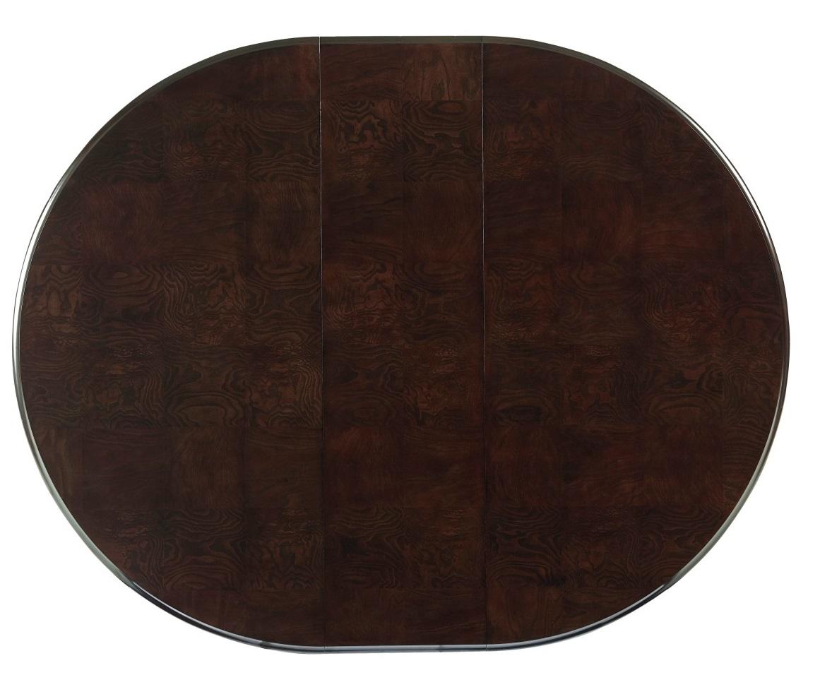 Savion Round/Oval Dining Table in Espresso 5494-76 - Furniture 4 Less Outlet (Salinas,CA)