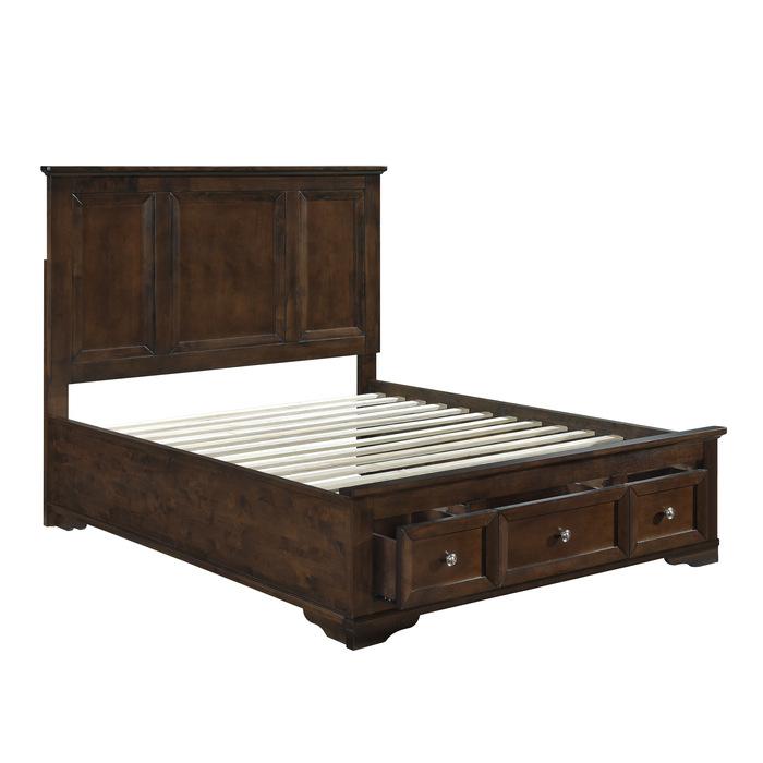 Eunice (3)California King Platform Bed with Footboard Storage - Furniture 4 Less Outlet (Salinas,CA)