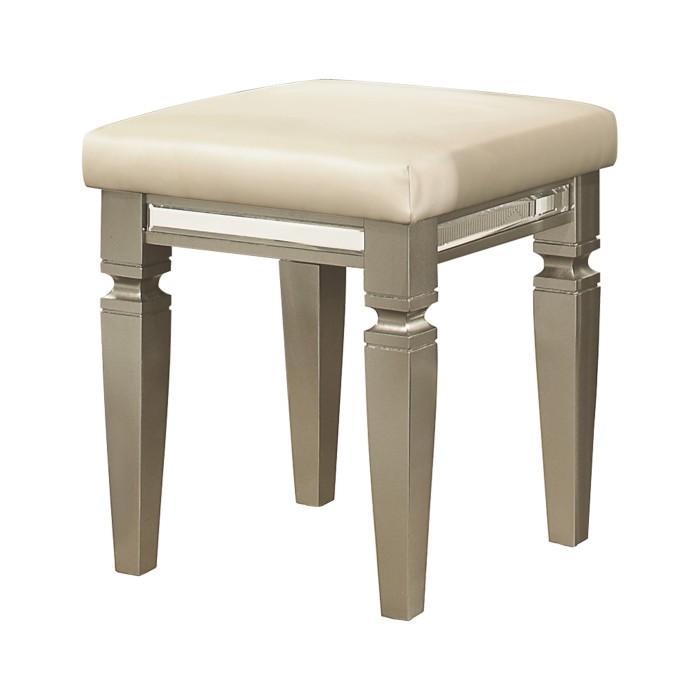 Bijou Vanity Stool - Furniture 4 Less Outlet (Salinas,CA)