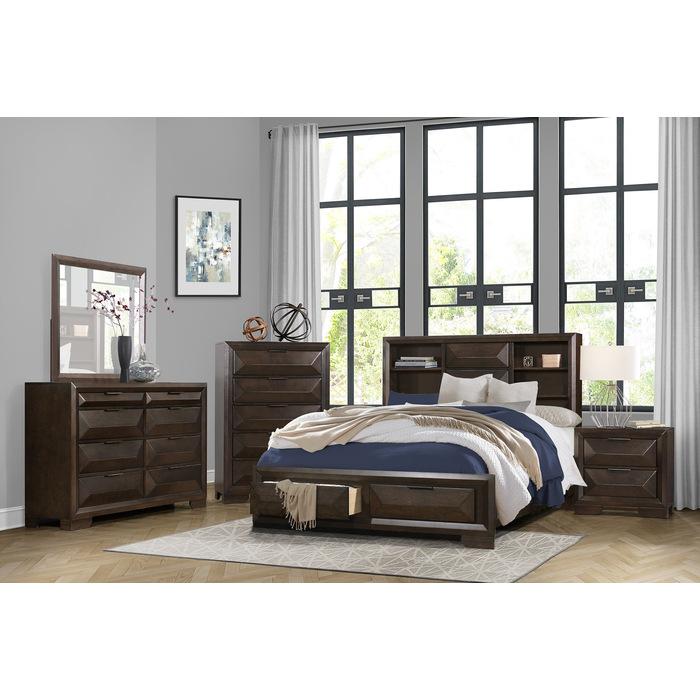 Chesky (3)California King Platform Bed with Footboard Storage - Furniture 4 Less Outlet (Salinas,CA)