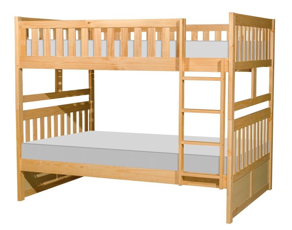 Bartly Full/Full Bunk Bed in Natural B2043FF-1 - Furniture 4 Less Outlet (Salinas,CA)