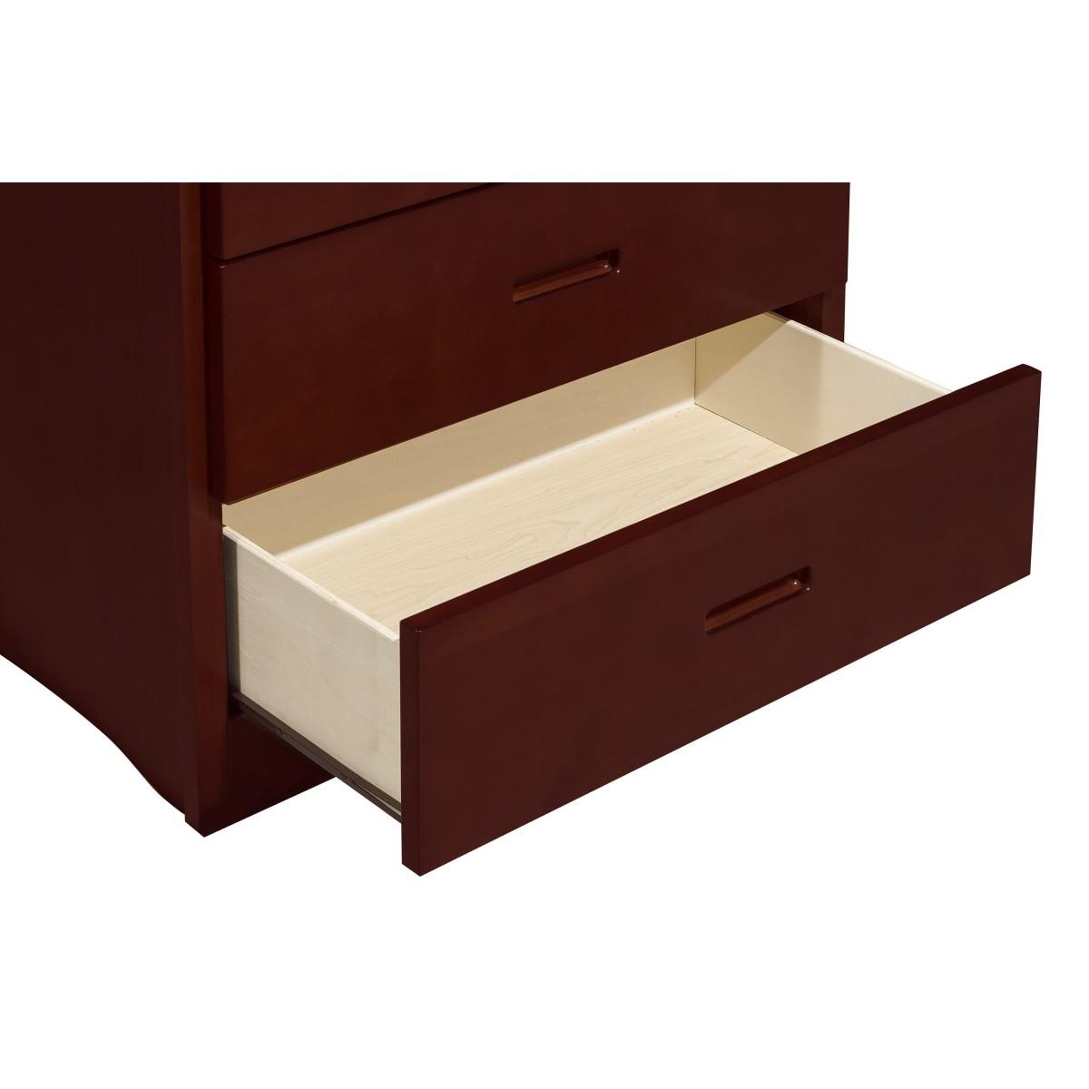Rowe 4 Drawer Chest in Dark Cherry B2013DC-9 - Furniture 4 Less Outlet (Salinas,CA)
