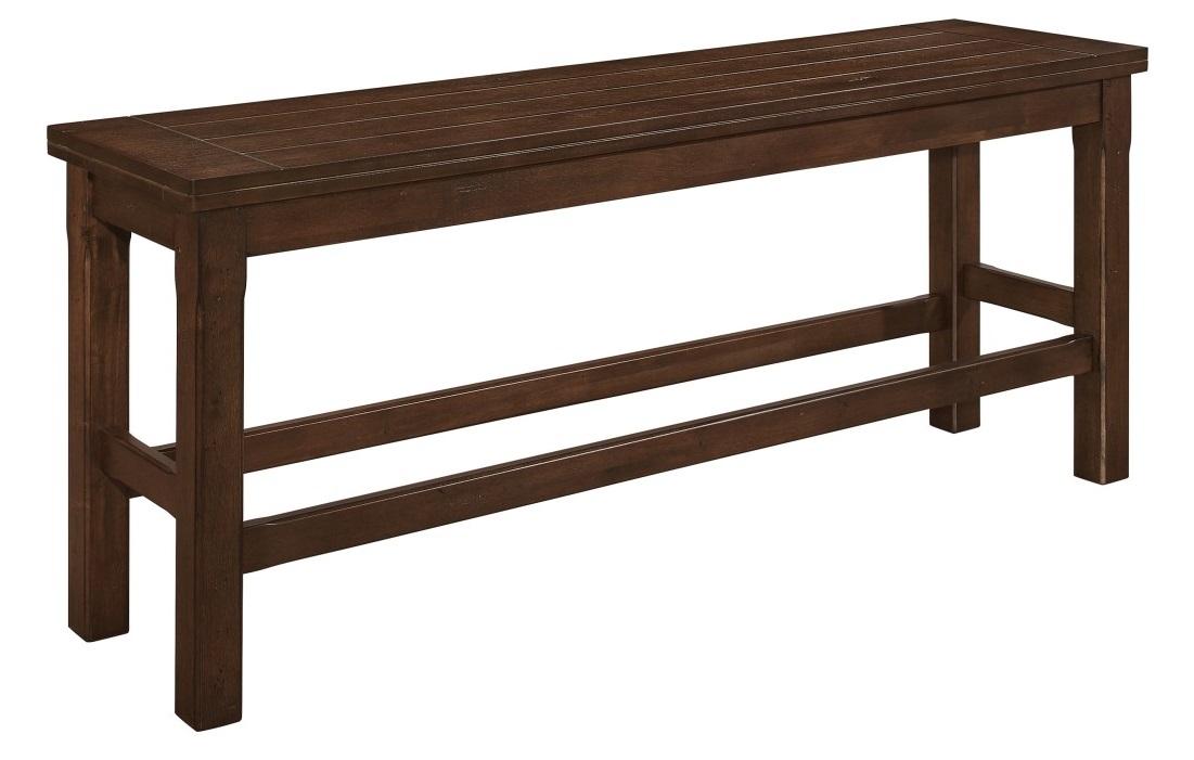 Schleiger Counter Height Bench in Dark Brown 5400-24BH - Furniture 4 Less Outlet (Salinas,CA)