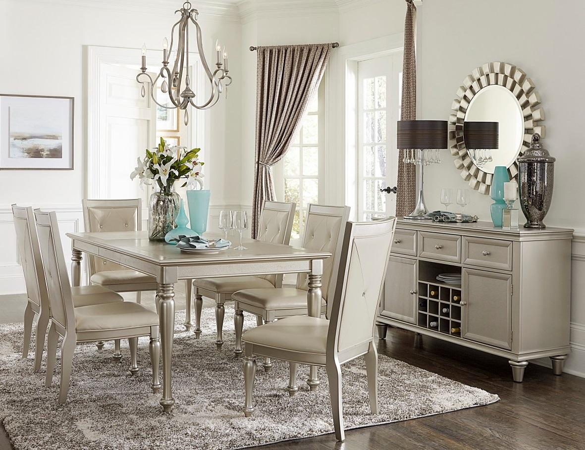 Celandine Side Chair in Silver (Set of 2) - Furniture 4 Less Outlet (Salinas,CA)
