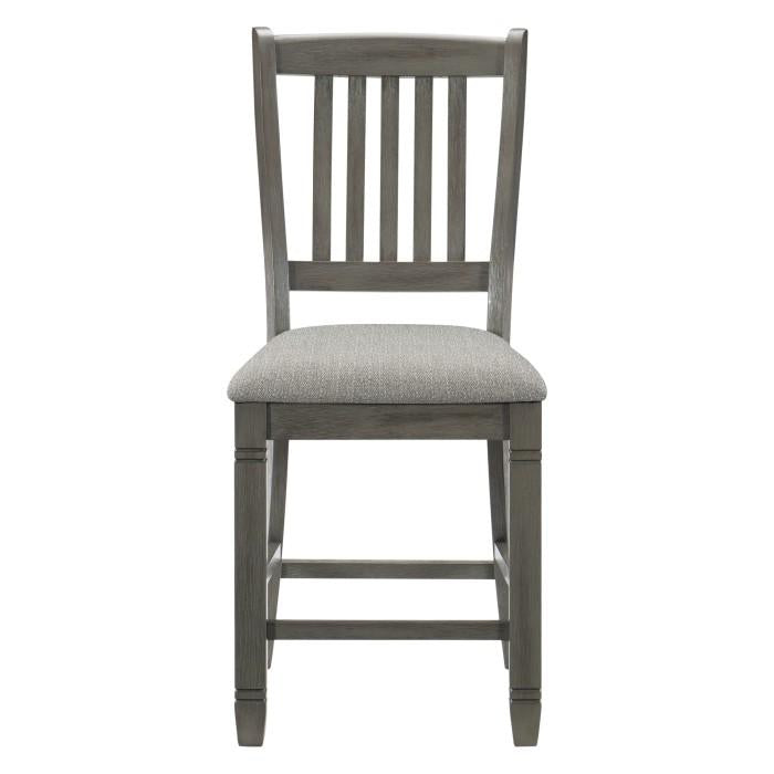 Granby Counter Height Chair in Antique Gray (Set of 2) 5627GY-24 - Furniture 4 Less Outlet (Salinas,CA)