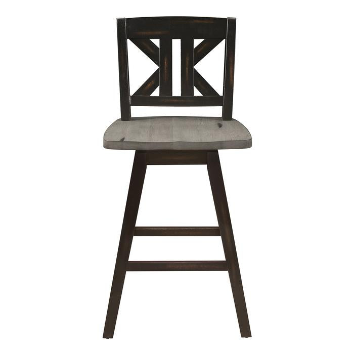 5602-24BKS1 - Swivel Counter Height Chair - Furniture 4 Less Outlet (Salinas,CA)