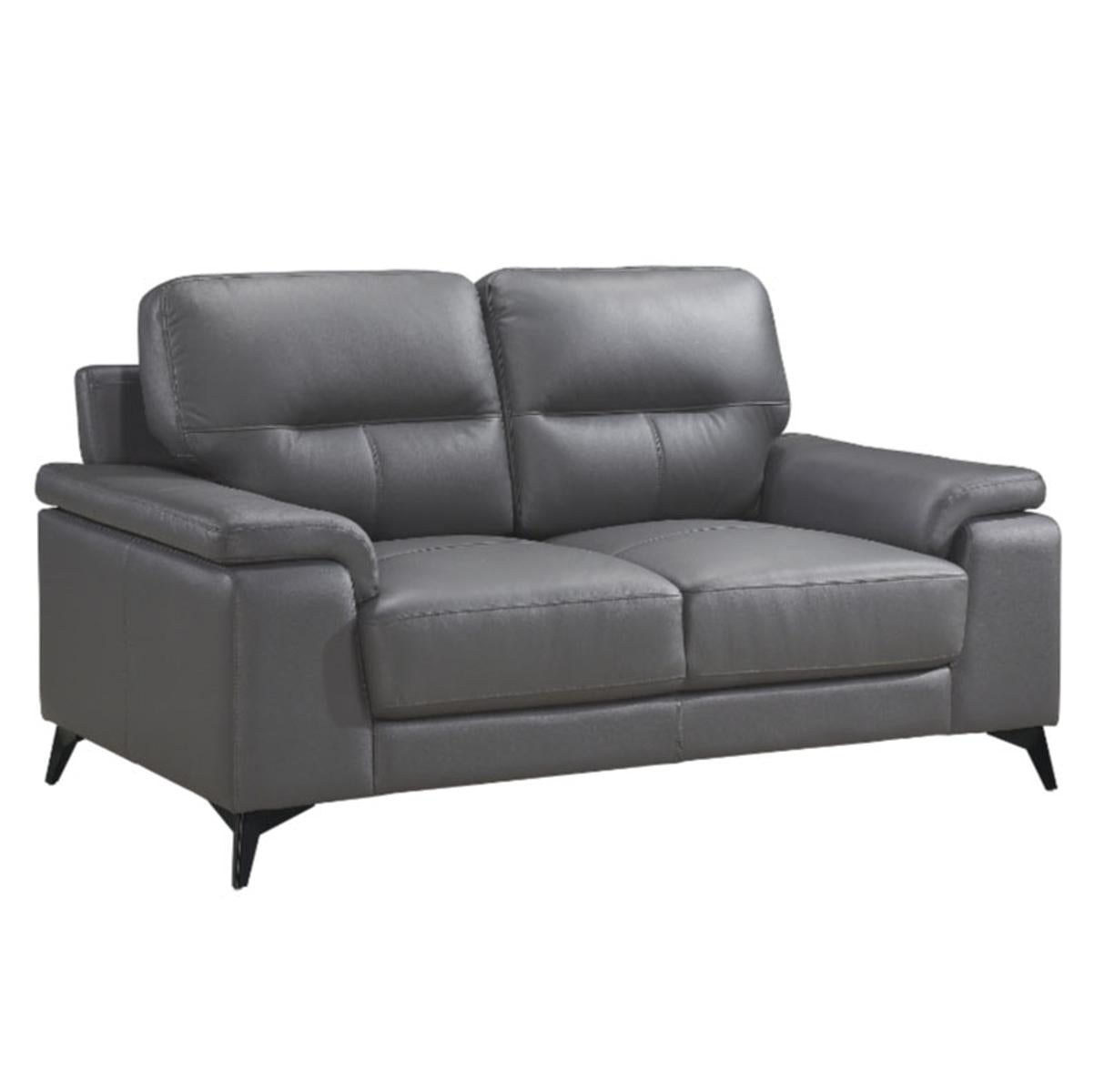 Mischa Loveseat in Dark Gray 9514DGY-2 - Furniture 4 Less Outlet (Salinas,CA)