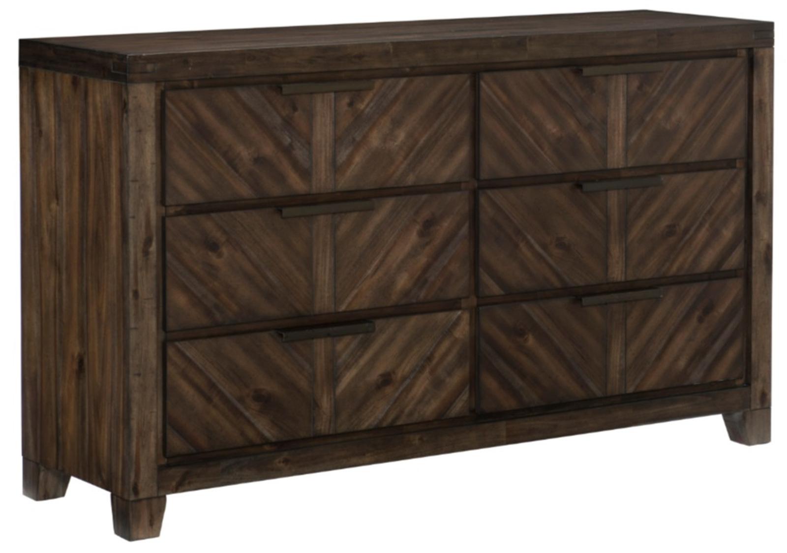 Parnell Dresser in Rustic Cherry 1648-5 - Furniture 4 Less Outlet (Salinas,CA)