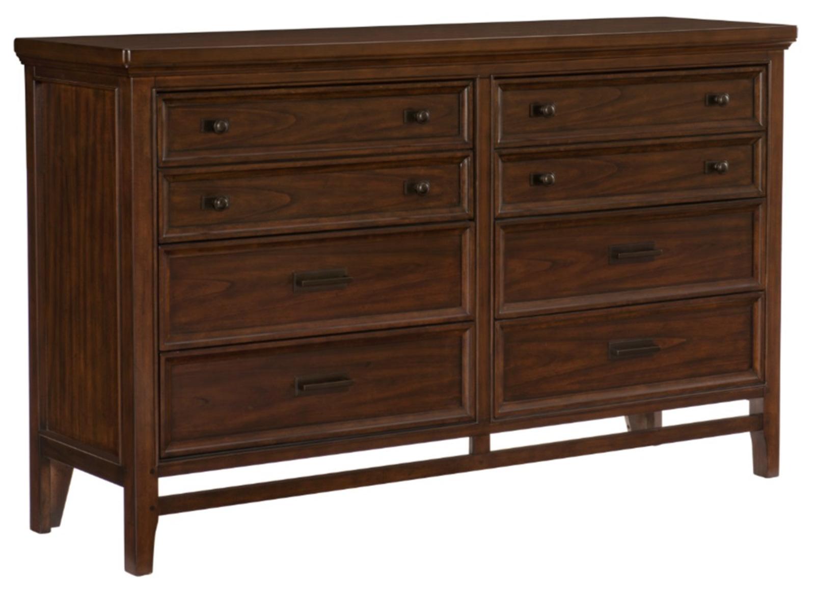 Frazier Dresser in Dark Cherry 1649-5 - Furniture 4 Less Outlet (Salinas,CA)