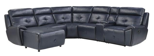 Avenue Right Side Reclining Chair in Navy 9469NVB-RR - Furniture 4 Less Outlet (Salinas,CA)