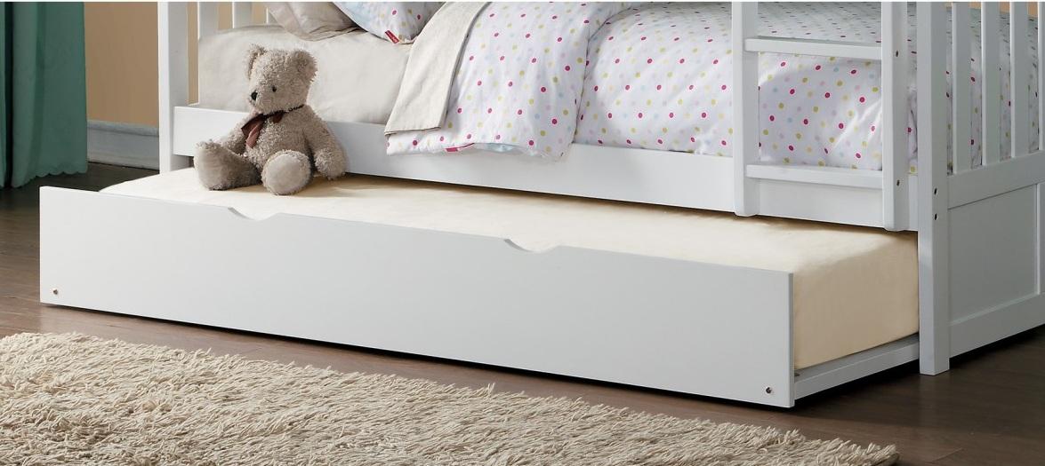 Galen Twin Trundle in White B2053W-R - Furniture 4 Less Outlet (Salinas,CA)