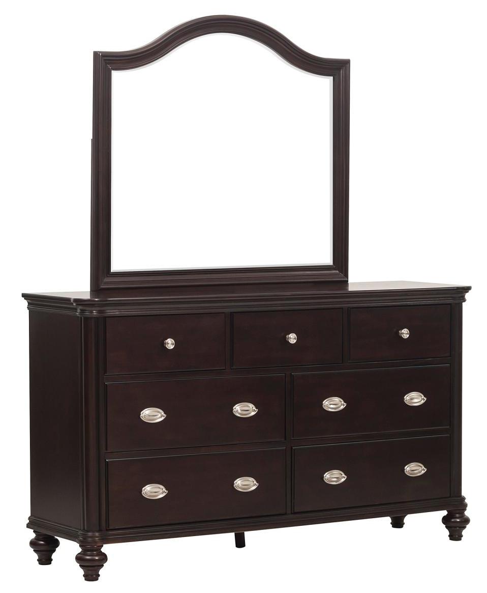 Marston Mirror in Dark Cherry 2615DC-6 - Furniture 4 Less Outlet (Salinas,CA)