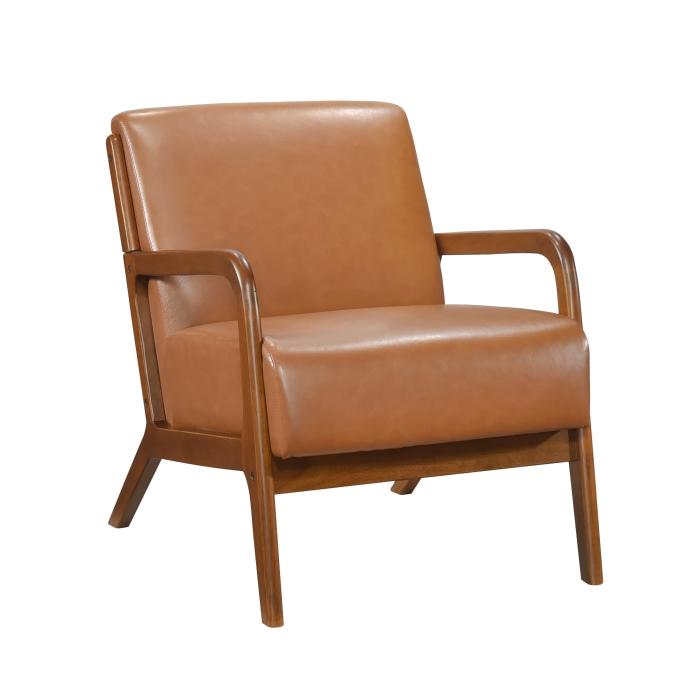1247BRW-1-Seating Accent Chair - Furniture 4 Less Outlet (Salinas,CA)