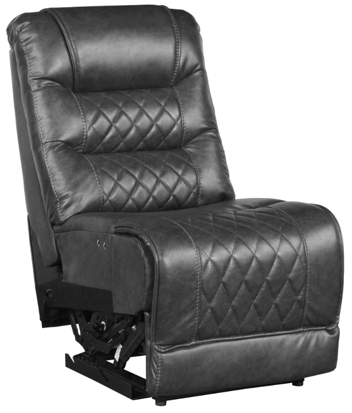Putnam Power Armless Reclining Chair in Gray 9405GY-ARPW - Furniture 4 Less Outlet (Salinas,CA)