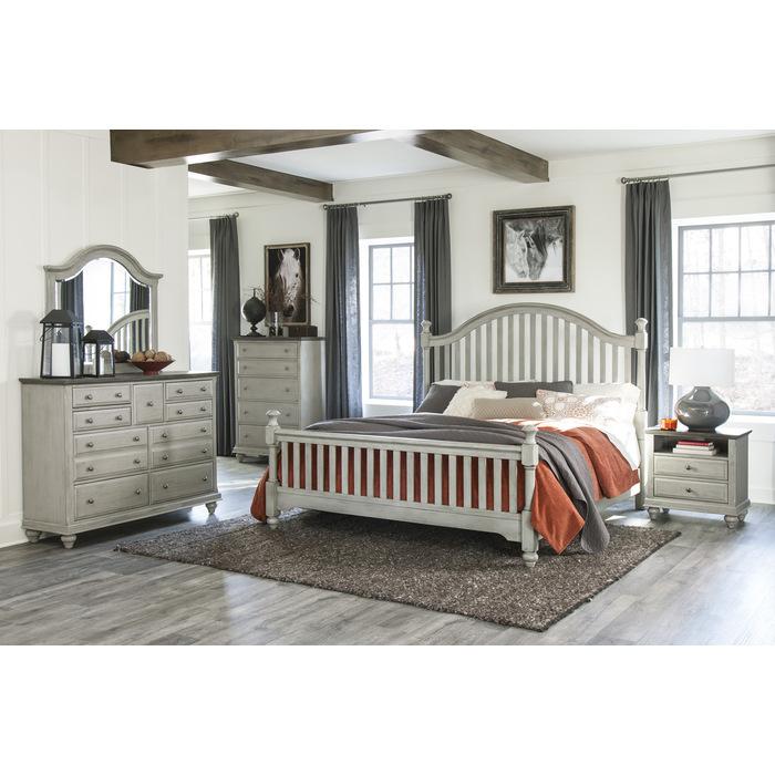 Mossbrook (3) California King Bed - Furniture 4 Less Outlet (Salinas,CA)