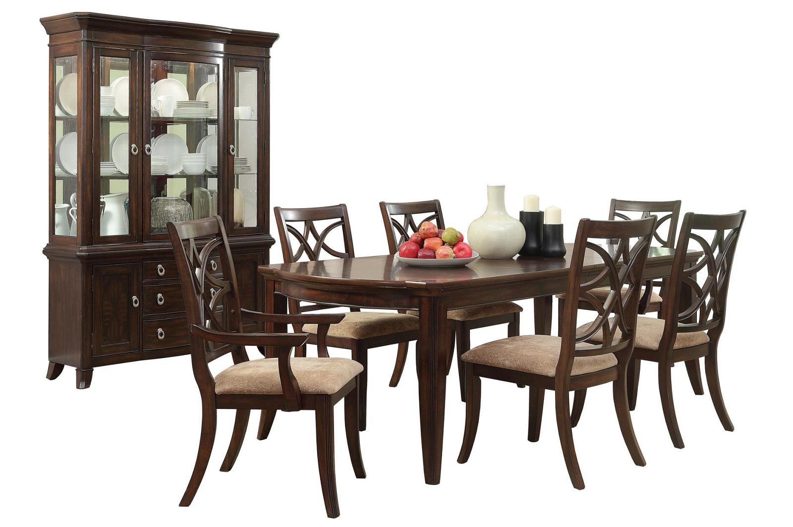 Keegan Dining Table in Cherry 2546-96 - Furniture 4 Less Outlet (Salinas,CA)