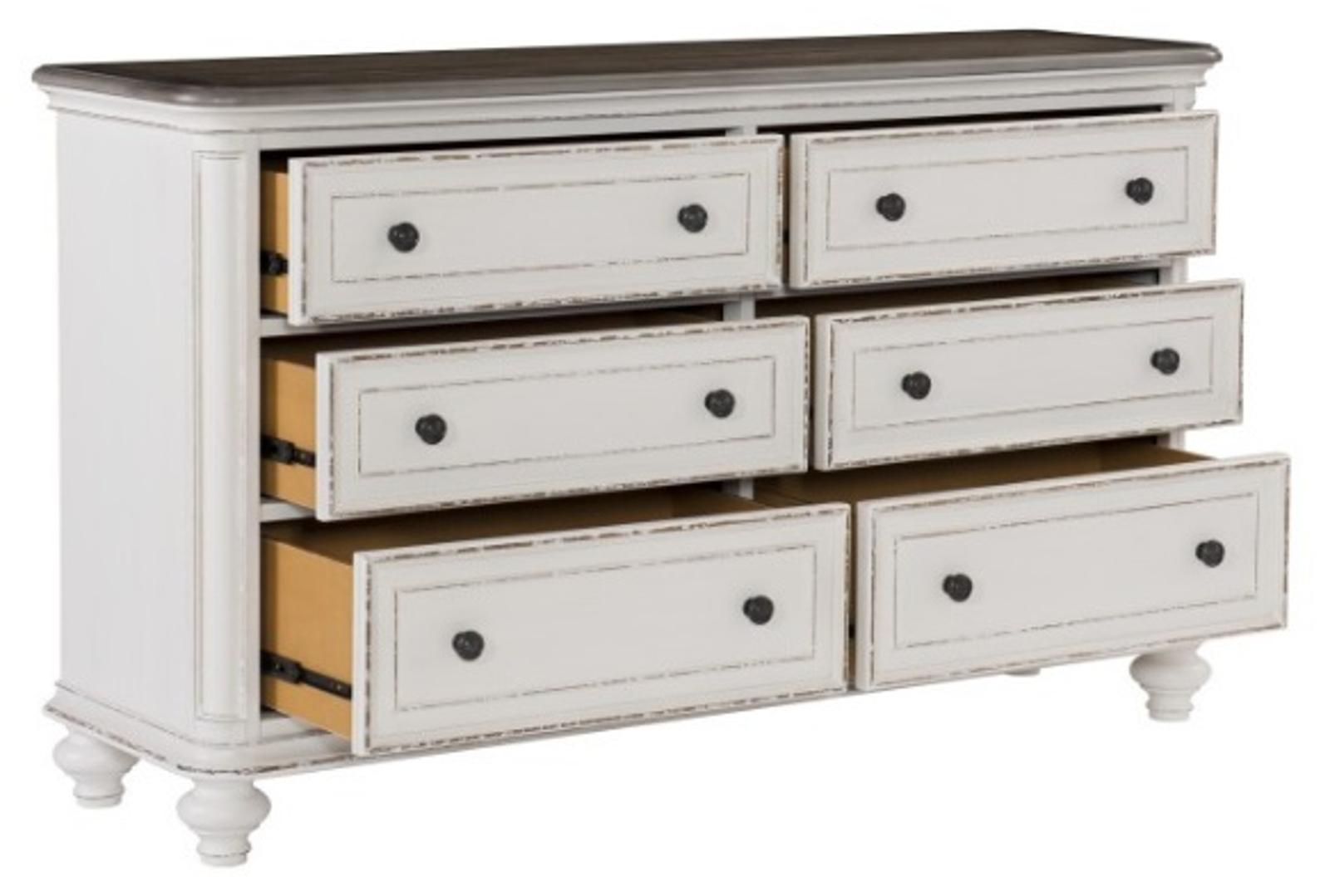 Baylesford Dresser in Two Tone 1624W-5 - Furniture 4 Less Outlet (Salinas,CA)