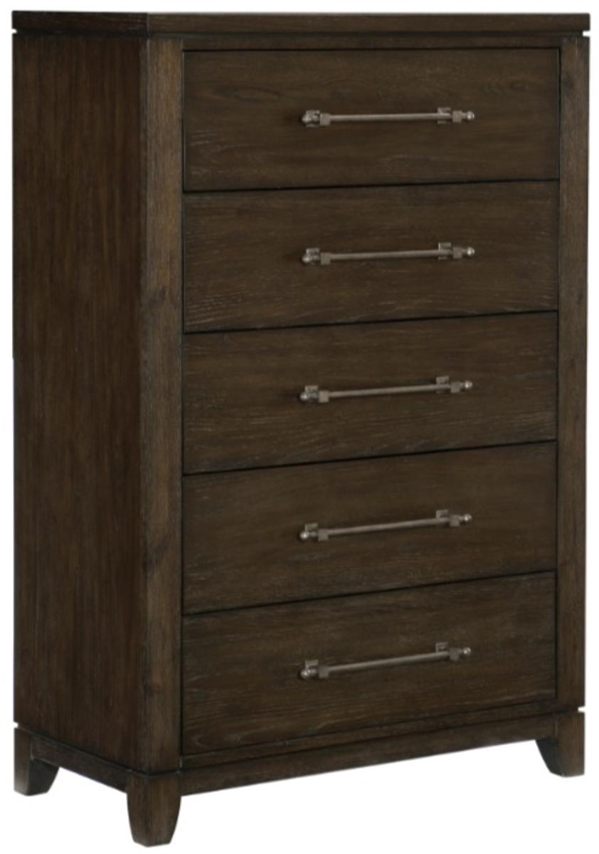 Griggs Chest in Dark Brown 1669-9 - Furniture 4 Less Outlet (Salinas,CA)