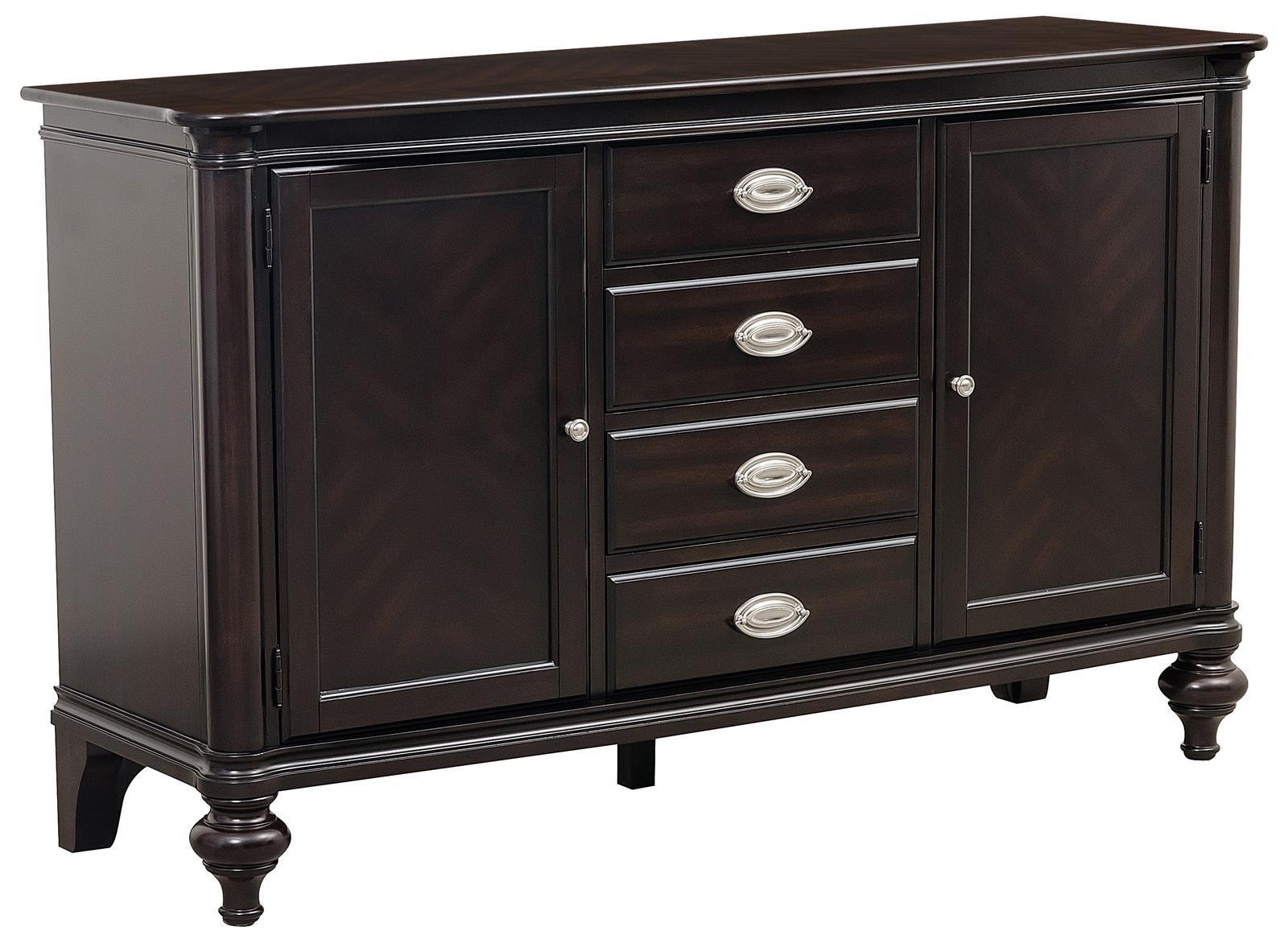 Marston Buffet in Dark Cherry 2615DC-55 - Furniture 4 Less Outlet (Salinas,CA)