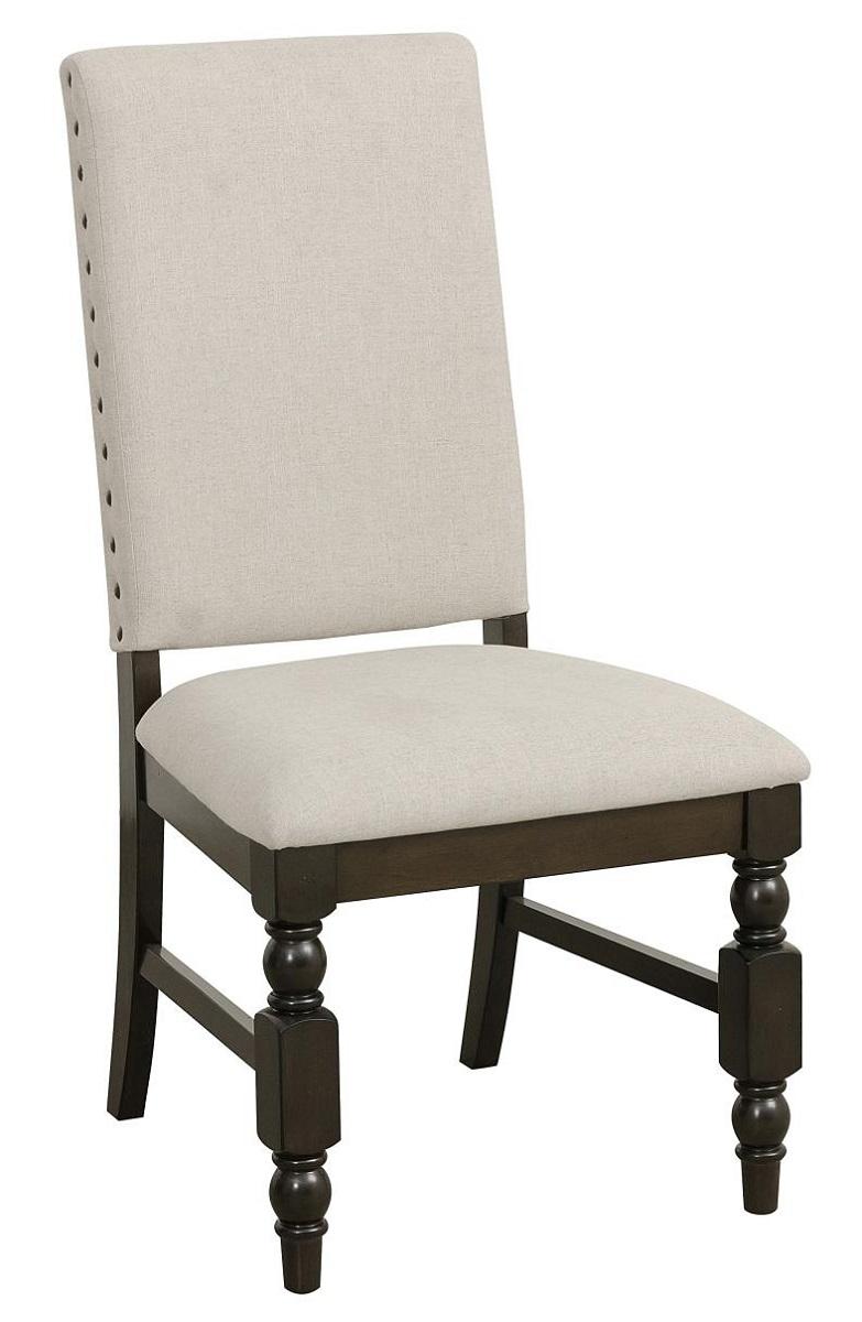 Yates Side Chair in Dark Oak (Set of 2) - Furniture 4 Less Outlet (Salinas,CA)