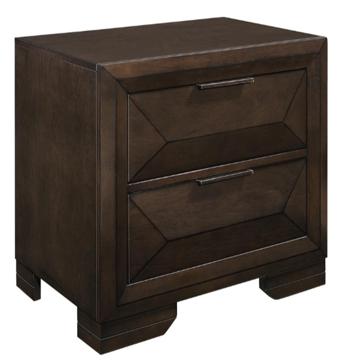 Chesky Nightstand in Warm Espresso 1753-4 - Furniture 4 Less Outlet (Salinas,CA)