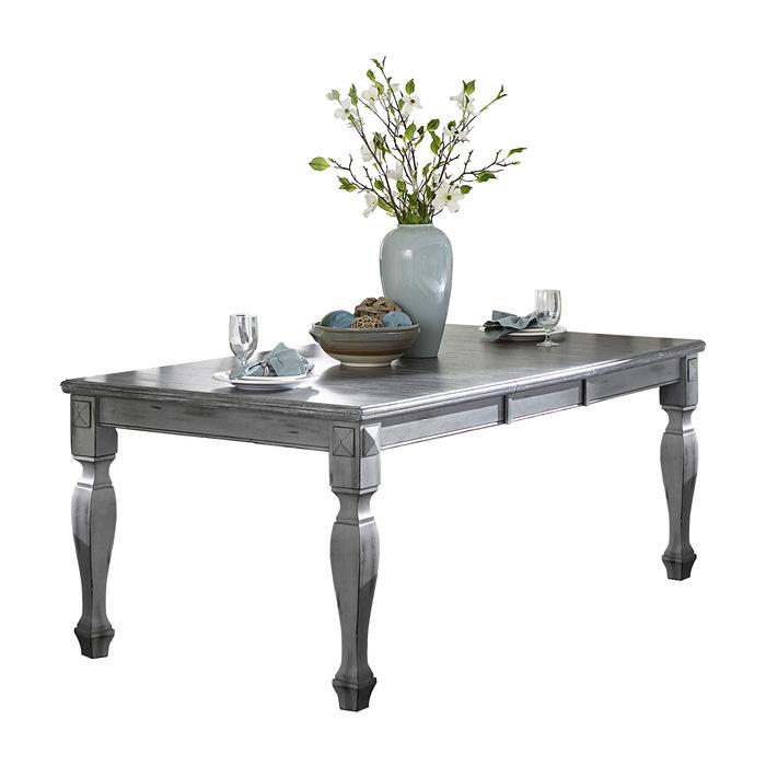 Fulbright Dining Table in Gray 5520-78 - Furniture 4 Less Outlet (Salinas,CA)