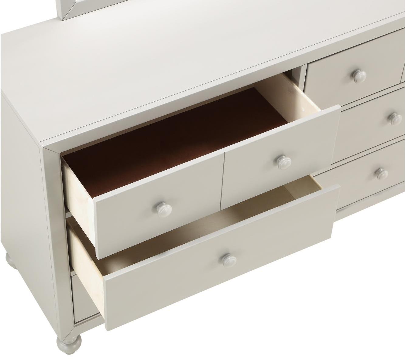 Wellsummer 6 Drawer Dresser in Gray 1803GY-5 - Furniture 4 Less Outlet (Salinas,CA)