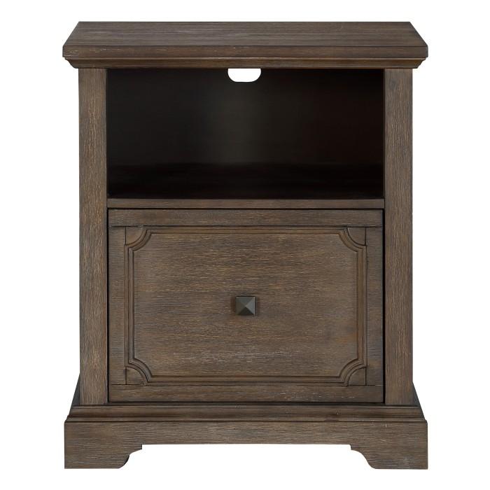 Toulon File Cabinet in Wire-Brushed 5438-18 - Furniture 4 Less Outlet (Salinas,CA)