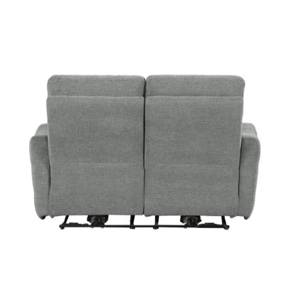 Edition Power Double Lay Flat Reclining Loveseat in Dove Grey 9804DV-2PWH - Furniture 4 Less Outlet (Salinas,CA)