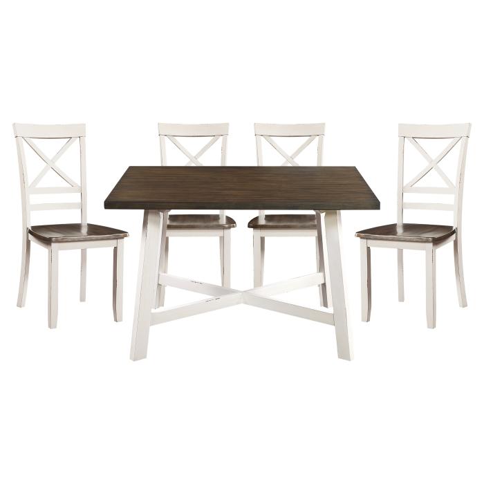 5777WH - 5-Piece Pack Dinette Set - Furniture 4 Less Outlet (Salinas,CA)