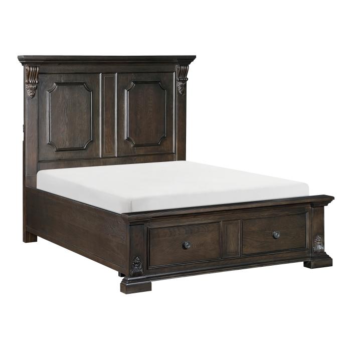 Cornwall (3) Queen Platform Bed with Footboard Storage - Furniture 4 Less Outlet (Salinas,CA)