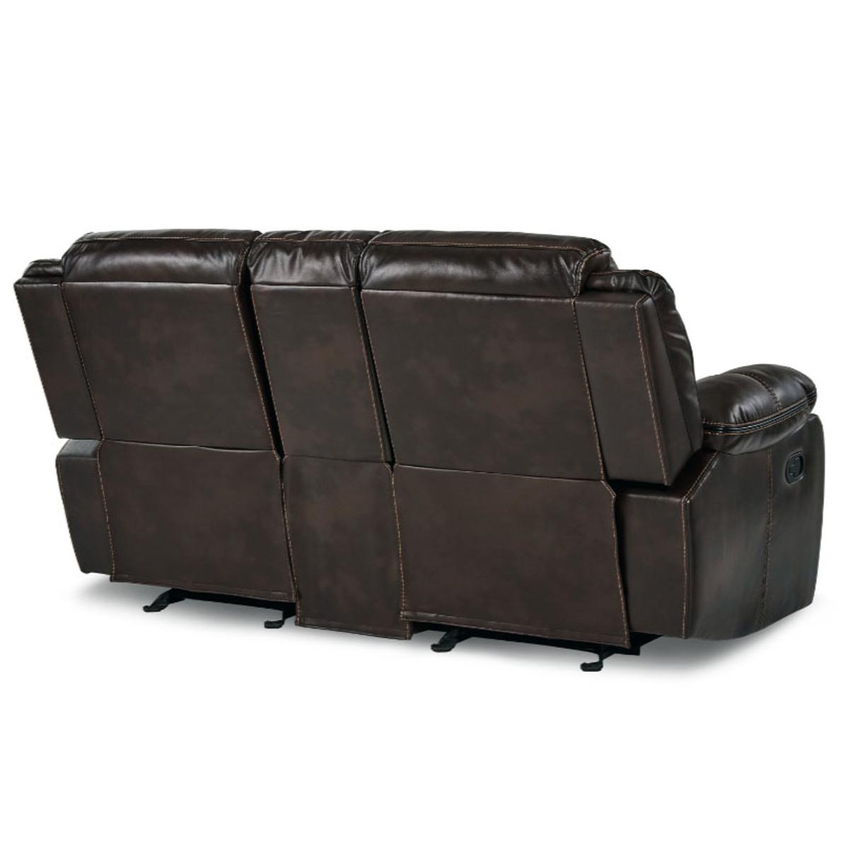 Bastrop Double Glider Reclining Loveseat in Brown 8230BRW-2 - Furniture 4 Less Outlet (Salinas,CA)