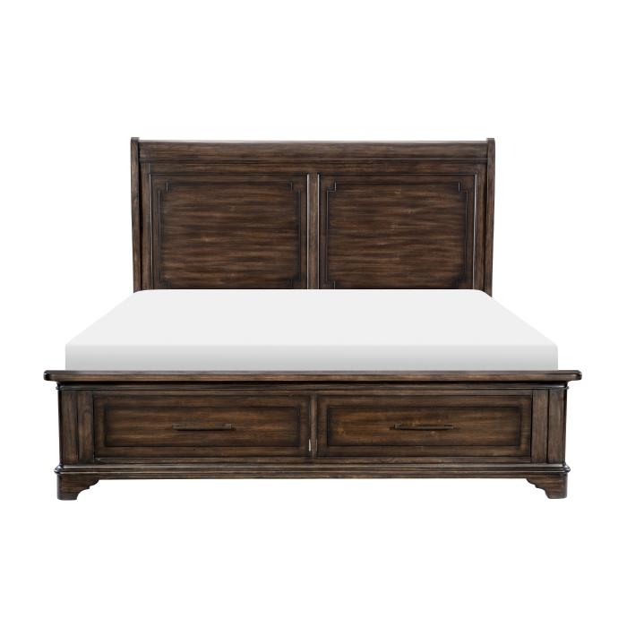 Boone (3) Eastern King Platform Bed with Footboard Storage - Furniture 4 Less Outlet (Salinas,CA)