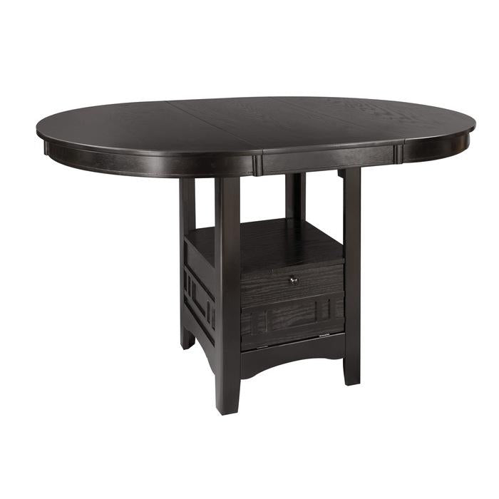 Junipero Round / Oval Counter Height Table with Storage Base - Furniture 4 Less Outlet (Salinas,CA)