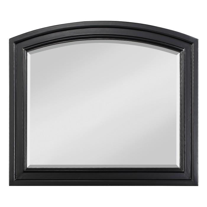 Laurelin Mirror in Black 1714BK-6 - Furniture 4 Less Outlet (Salinas,CA)