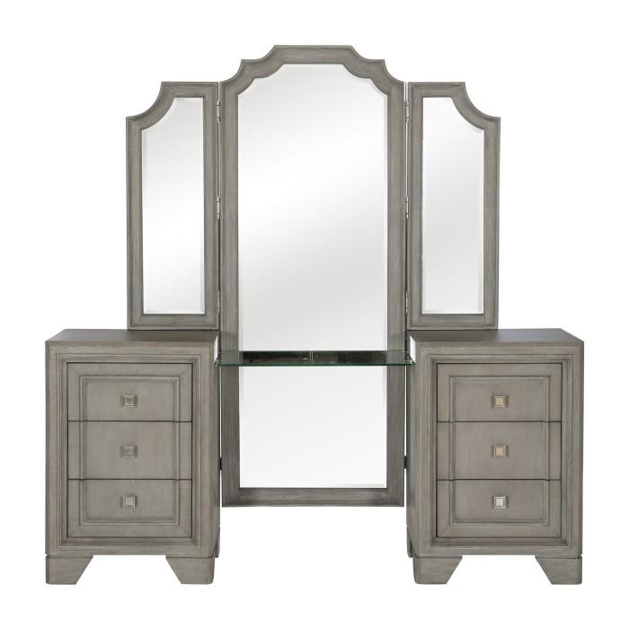 Colchester (2) Vanity Dresser with Mirror - Furniture 4 Less Outlet (Salinas,CA)