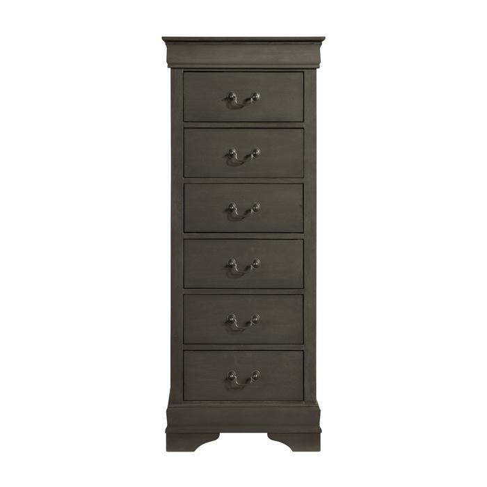 Mayville 6 Drawer Lingerie Chest in Gray 2147SG-12 - Furniture 4 Less Outlet (Salinas,CA)