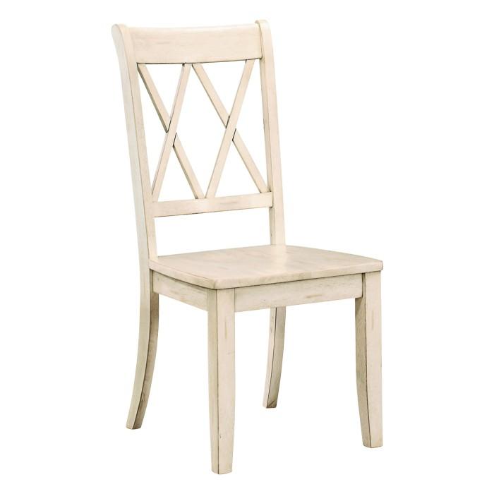 5516WTS - Side Chair, White - Furniture 4 Less Outlet (Salinas,CA)