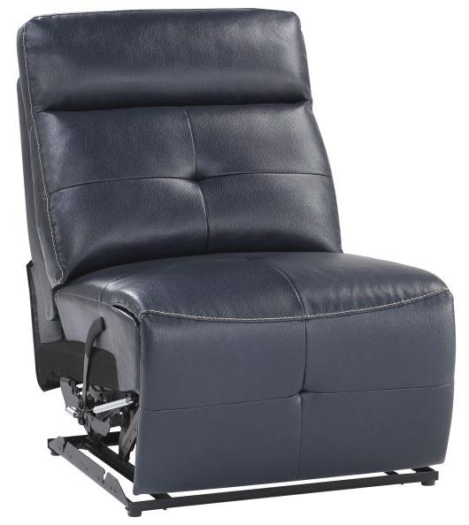 Avenue Armless Reclining Chair in Navy 9469NVB-AR - Furniture 4 Less Outlet (Salinas,CA)