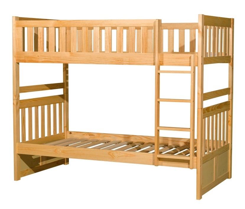 Bartly Twin/Twin Bunk Bed in Natural B2043-1 - Furniture 4 Less Outlet (Salinas,CA)