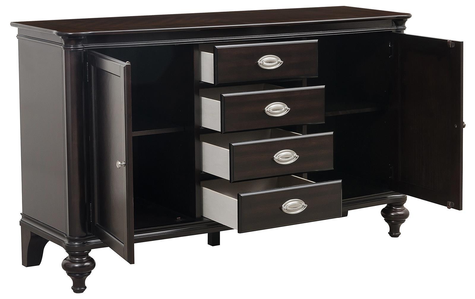 Marston Buffet in Dark Cherry 2615DC-55 - Furniture 4 Less Outlet (Salinas,CA)
