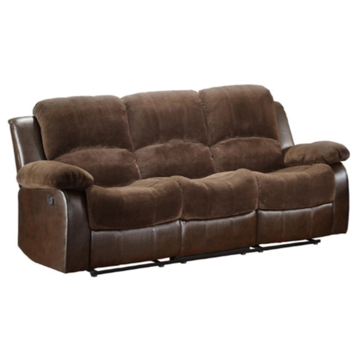 Granley Double Reclining Sofa in Chocolate 9700FCP-3 - Furniture 4 Less Outlet (Salinas,CA)