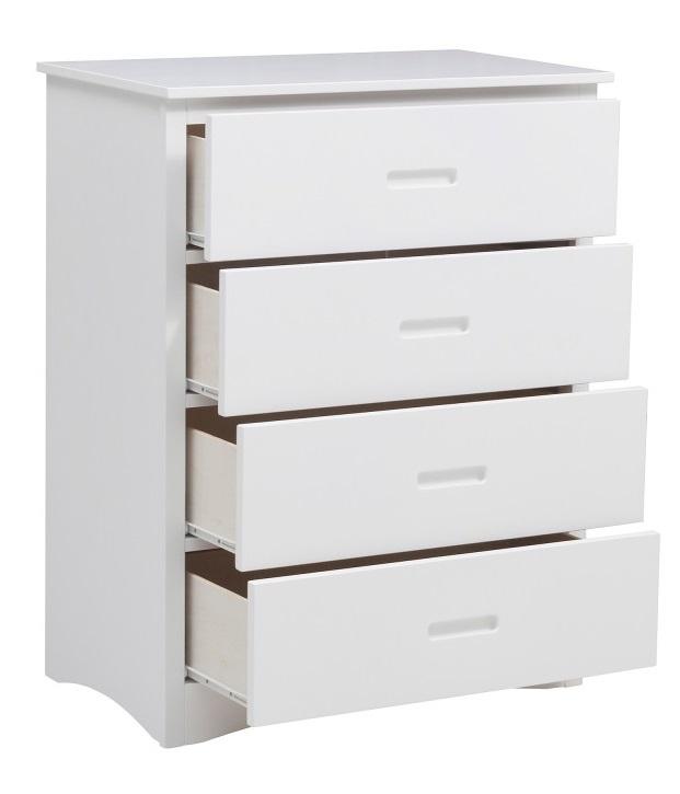 Galen 4 Drawer Chest in White B2053W-9 - Furniture 4 Less Outlet (Salinas,CA)