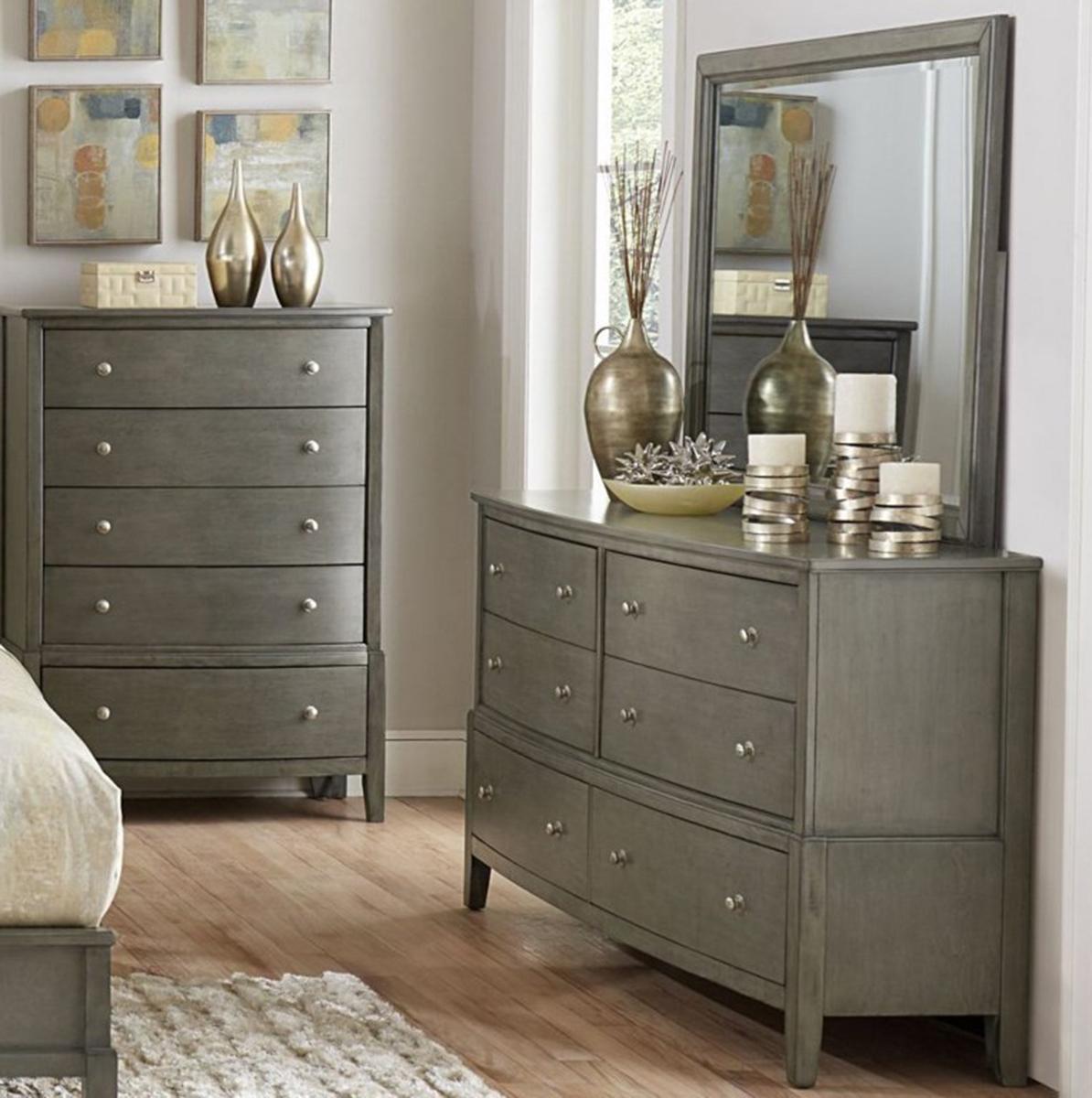 Cotterill 6 Drawer Dresser in Gray 1730GY-5 - Furniture 4 Less Outlet (Salinas,CA)