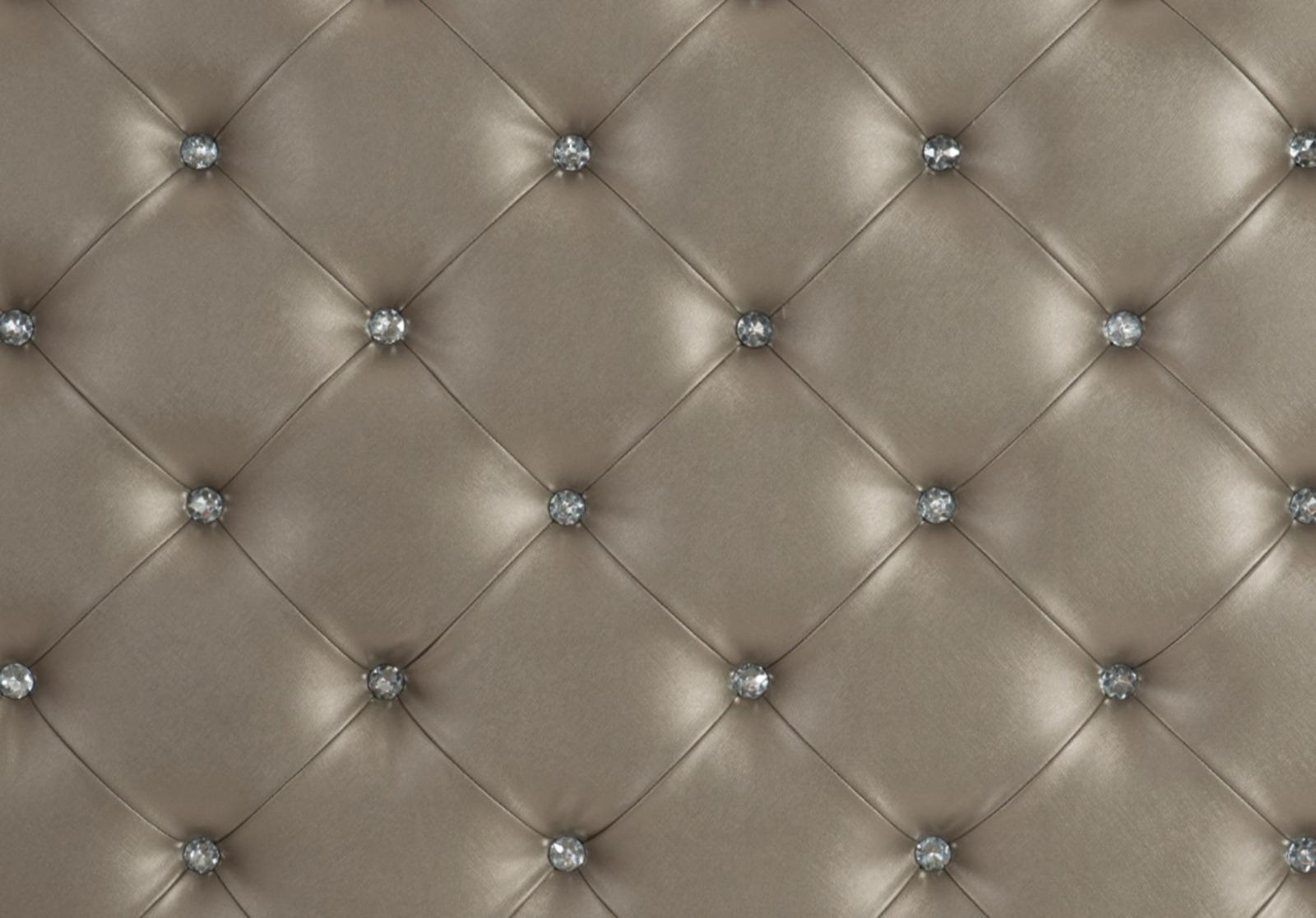 Avondale Queen Upholstered Panel Bed in Silver 1646-1 - Furniture 4 Less Outlet (Salinas,CA)