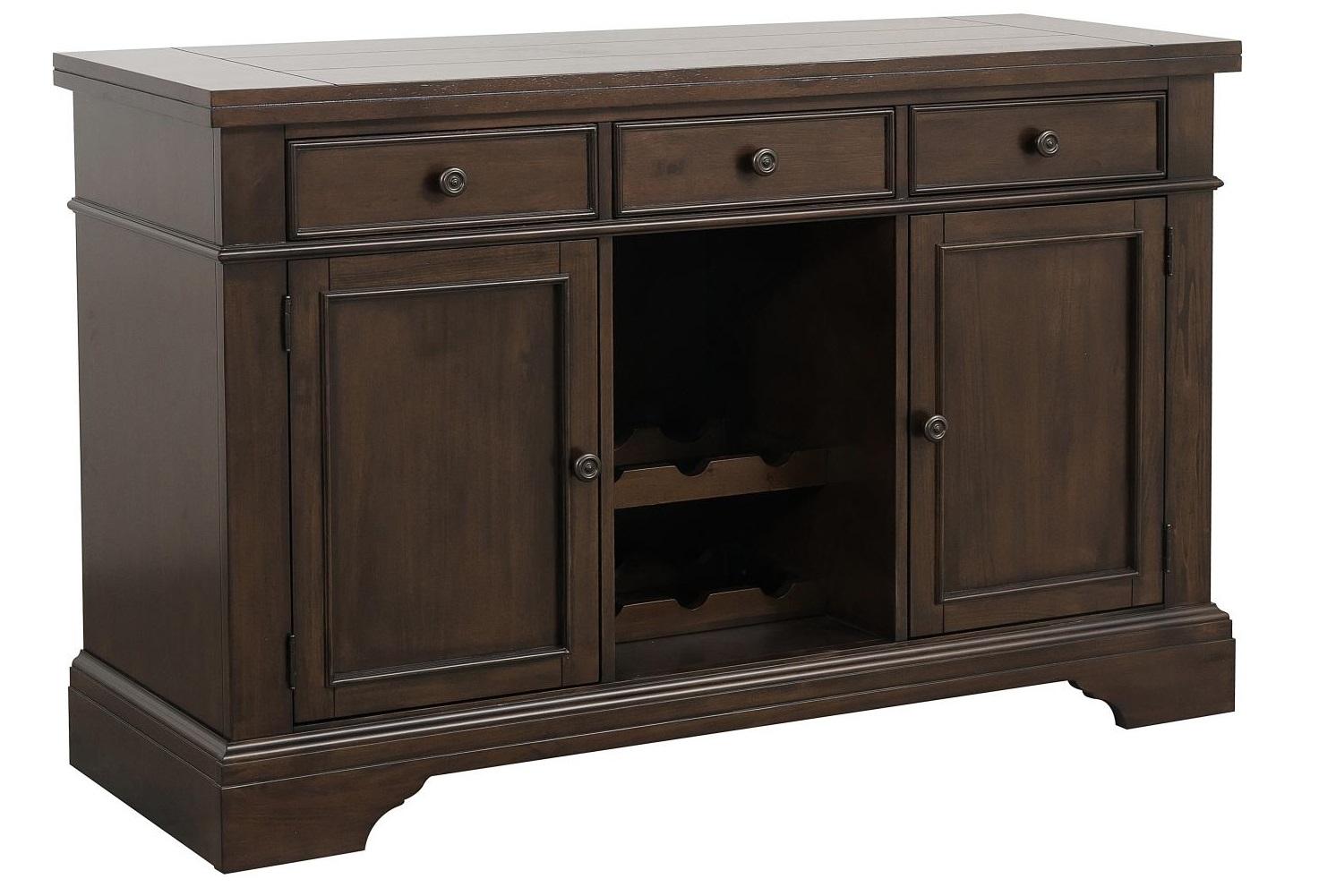 Reid Buffet/Server in Dark Cherry 5267RF-55 - Furniture 4 Less Outlet (Salinas,CA)
