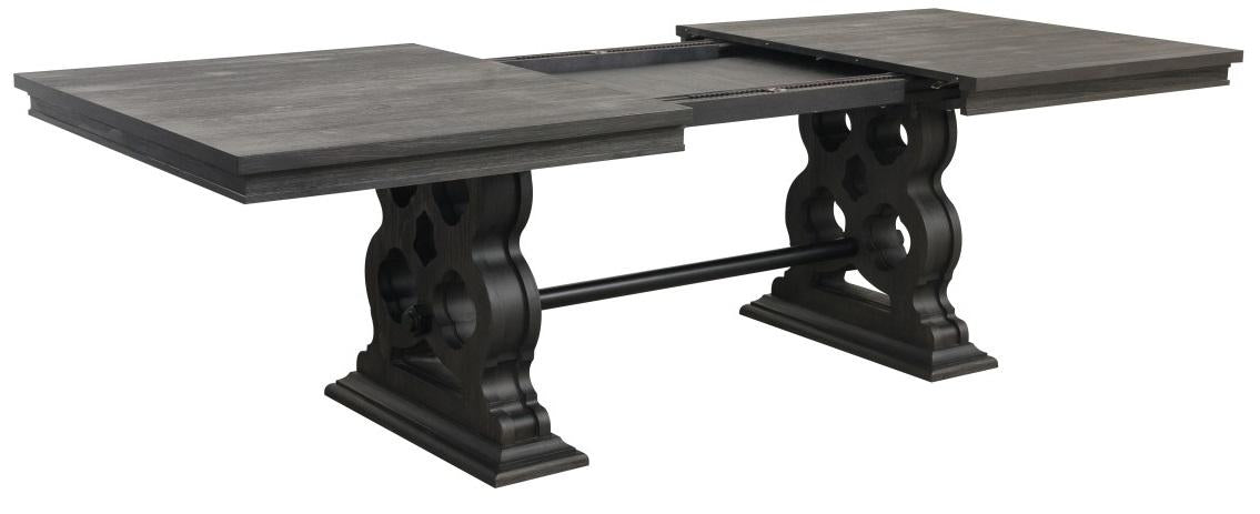 Arasina Dining Table in Dark Pewter 5559N-96 - Furniture 4 Less Outlet (Salinas,CA)