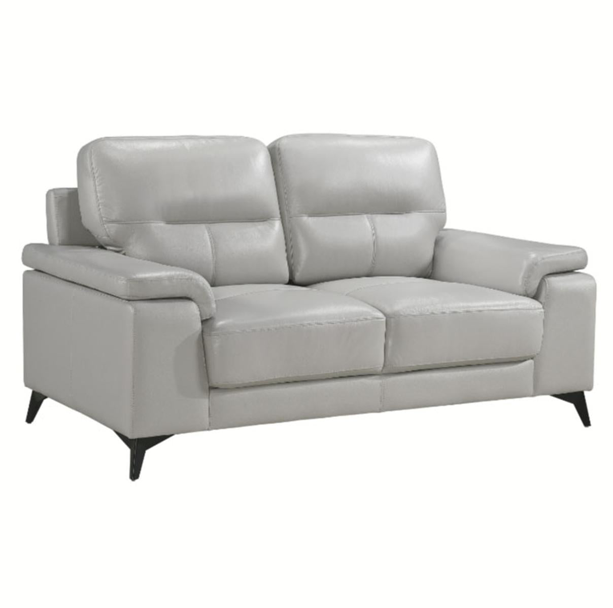 Mischa Loveseat in Silver Gray 9514SVE-2 - Furniture 4 Less Outlet (Salinas,CA)